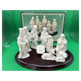 Vintage 11-Piece Nativity Set