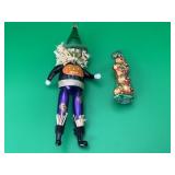 2 Christopher Radko glass Halloween ornament