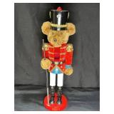 4" Martha Stewart Holiday Teddy Bear Nutcracker