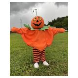 37-inch Porch Kids Pumpkin Door Greeter