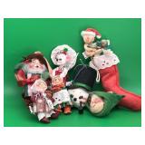 7 Vintage Annalee Mobilitee Ornament
