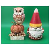 Jim Shore Heartwood Creek Owl & Gnome