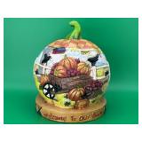Jim Shore  "Welcome To Our Patch" pumpkin figurine