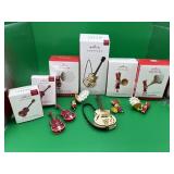 6 Hallmark Keepsake Musical Ornaments