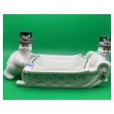 Lenox 2000 The Snowman Candy Tray