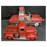 2 Christmas Decor TRuck & Convertible
