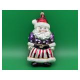 Christopher Radko Patriotic Santa ornament