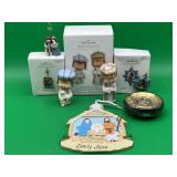 4 Nativity Religious Christmas Tree Ornaments