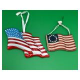 American Flag Christmas Ornaments