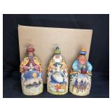 Jim Shore Three Wise Me nativity figurines