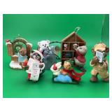 6 Vintage Christmas Ornaments
