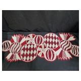 Pier 1 Imports peppermint beaded table runner