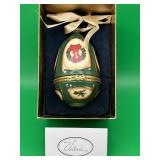 Mr. Christmas Porcelain Musical Egg Ornament