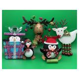 Handmade felt & Glitter Christmas Ornaments