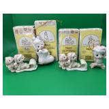 4 Vintage Precious Moments Ornaments