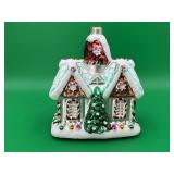 Christopher Radko "Coziest Cottage" glass ornamet