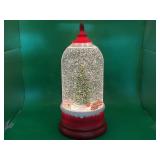 Animated Lighted Water Lantern with Tree & Train