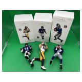 3 Keepsake Football Legends Ornaments