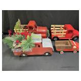 4 Vintage Truck Holiday Decor