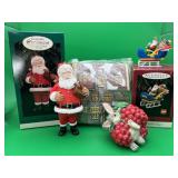 Lot of 4 Hallmark /Dept 56/ Dean Griff Ornaments