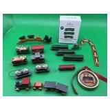 Lot of Train Christmas Tree Ornaments