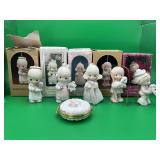 VIntage Precious Moments Porcelain Ornaments