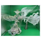 Acrylic Angel Tree Topper and Candle Holder