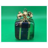 Hand-blown glass gift box Christmas ornamen