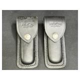 2 New Leather Buck Knife #500 Sheaths