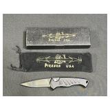 Piranha Fingerling Mirror Serrated Folding Auto