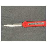AKC Red F-16 OTF Automatic Knife