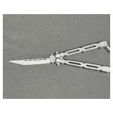Matte Black Butterfly Knife
