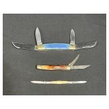 4-Blade Congress, Case Stockman, & Mini Pen Knife