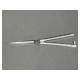 Rostfrei Clip Point Butterfly Manual Knife
