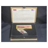 The Franklin Mint Pocket Knife & Book Display Set