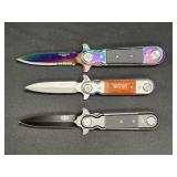 3 Tactical Folding Knives