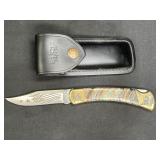 Buck 110 Blue Mammoth Tooth Yellowstone Knife