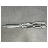 Black Matte Finish Butterfly Knife