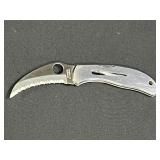 Spyderco Harpy C08S G-2 Serrated Hawkbill Knife