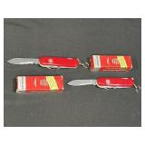2 Vtg Wenger Highlander Serrated Swiss Army Knives