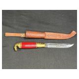 Vtg Iisakki Jï¿½rvenpï¿½ï¿½ Finnish Horsehead Puukko