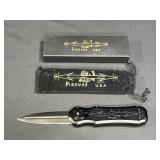 Piranha Excalibur OTF Black Tactical Knife