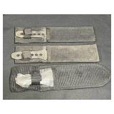 A Set of 3 Throwing Knives & 2 more Throwing Knive