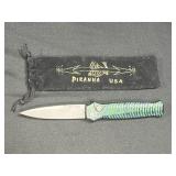 Piranha Mini-Guard Tactical Green Folding Knife