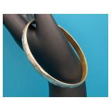 Vtg Mexican Sterling Bangle Bracelet