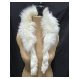 Vintage White Fox Fur Stole