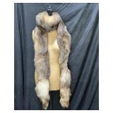 Genuine Coyote Fur Boa Stole