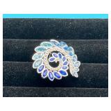 Swarovski "Shades of Blue" Brooch
