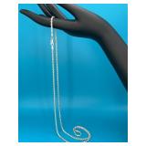 30" Italian Sterling Silver 3mm Rope Chain