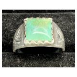 Sterling Native American Turquoise Ring